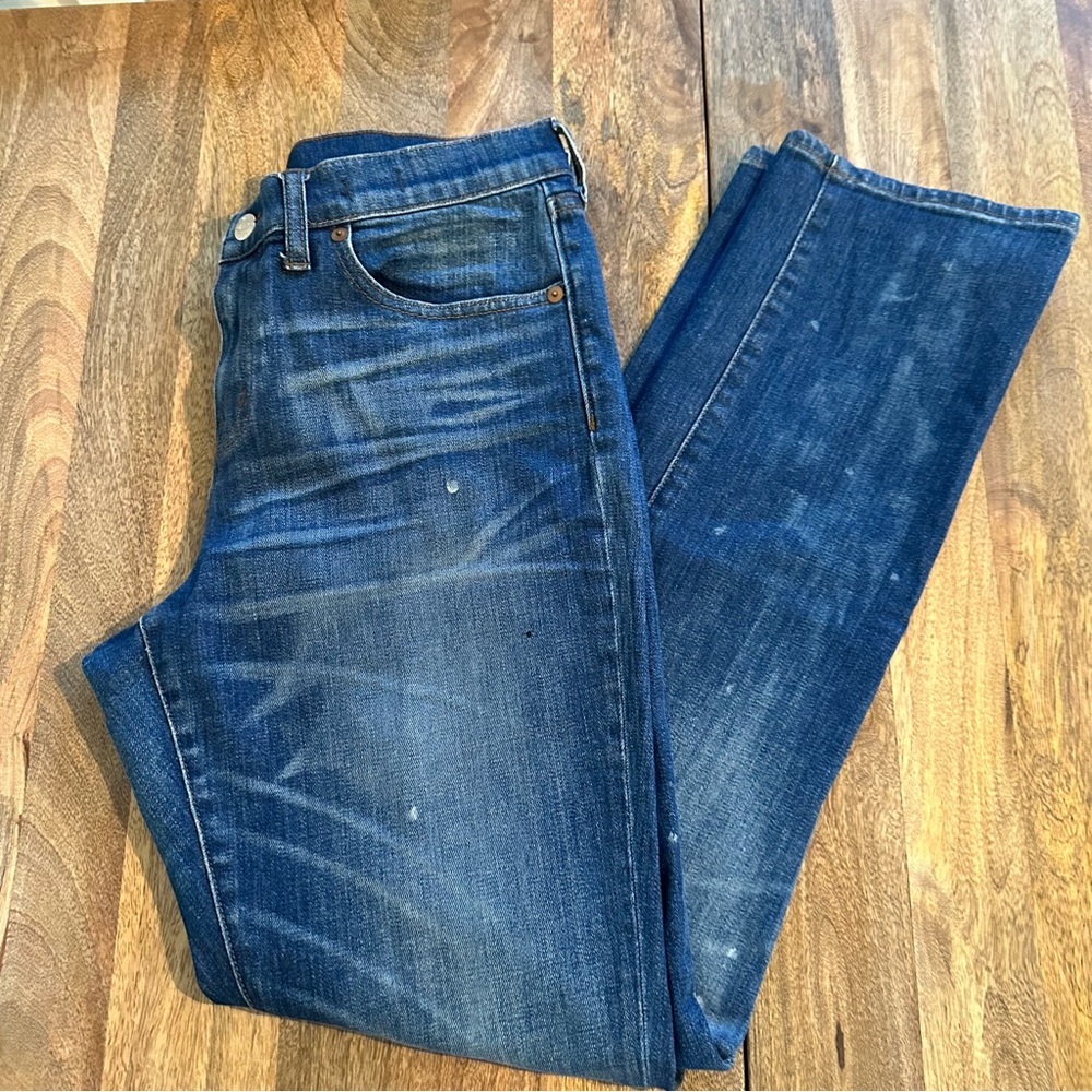Madewell Slim Boy Paint Splatter Jean Sz 29